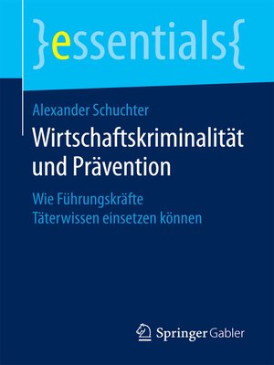 cover image of Wirtschaftskriminalität und Prävention